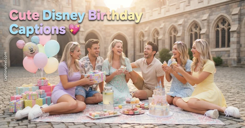 Cute Disney Birthday Captions