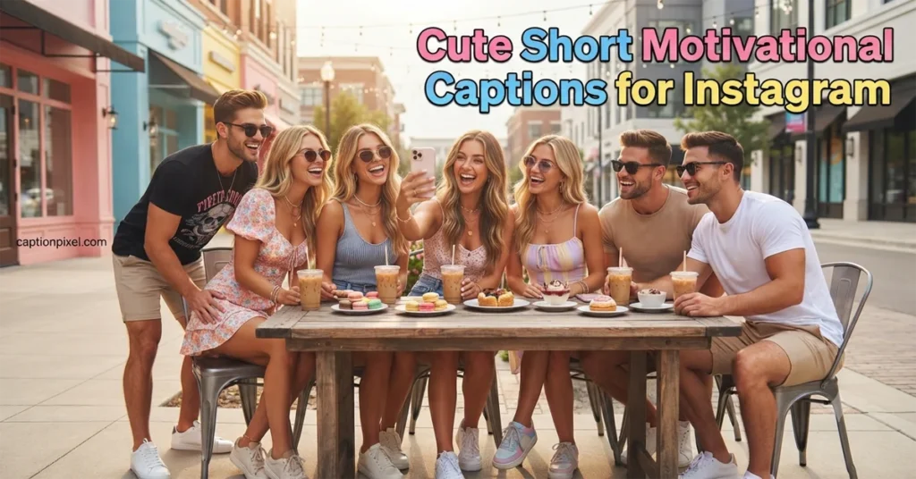 Cute Short Motivational-Captions for Instagram