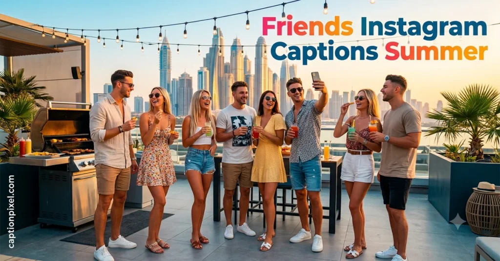 Friends Instagram Captions Summer