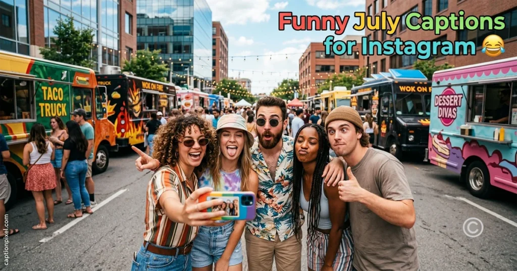 Funny July Captions for Instagram