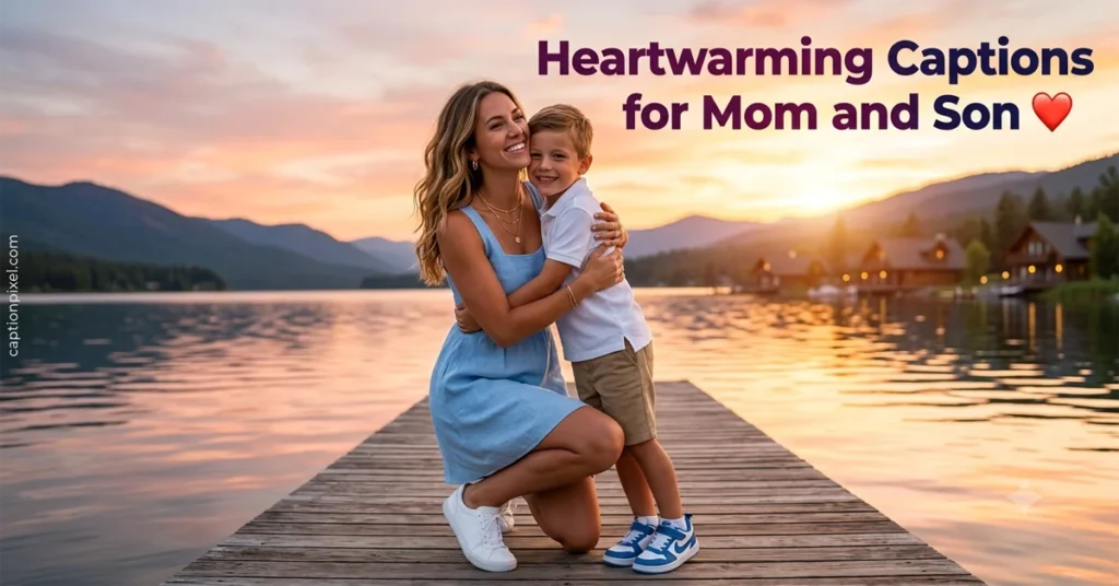 Heartwarming Captions for Mom and Son