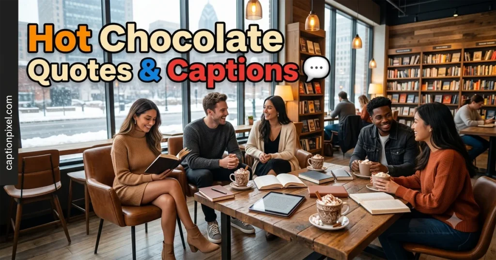 Hot Chocolate Quotes & Caption