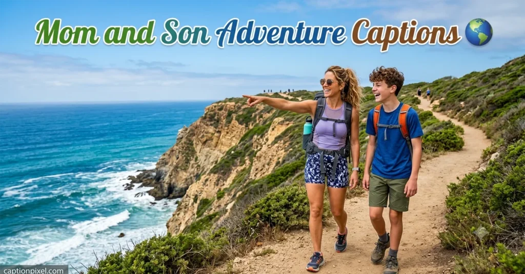 Mom and Son Adventure Captions