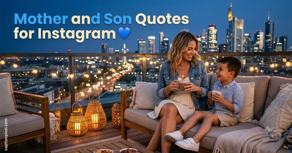 Mother and Son Quotes for Instagram