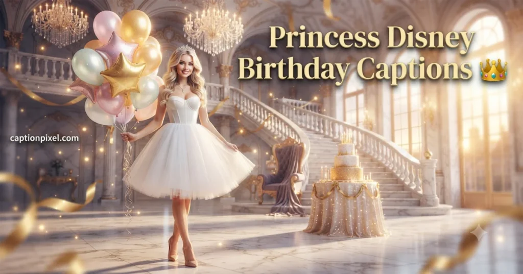 Princess Disney Birthday Captions