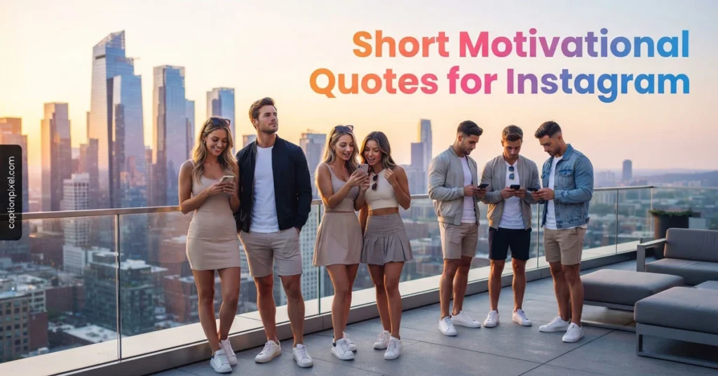 Short Motivational Captions for Instagram