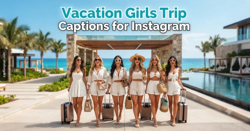 Vacation Girls Trip Captions for Instagram