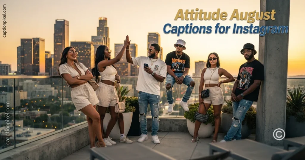 Attitude August Captions for Instagram