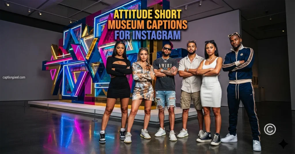 Attitude Short Museum Captions for Instagram