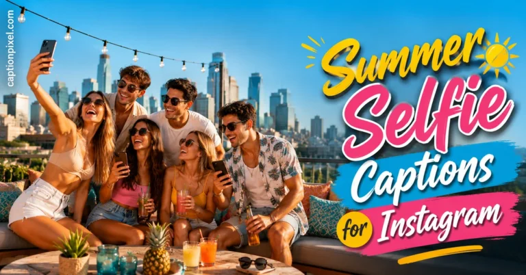 Best Summer Selfie Captions for Every Sunny Moment