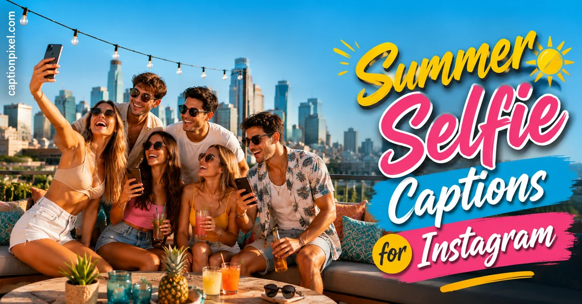 Best Summer Selfie Captions for Every Sunny Moment