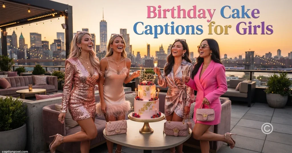 Birthday Cake Captions for Girls 
