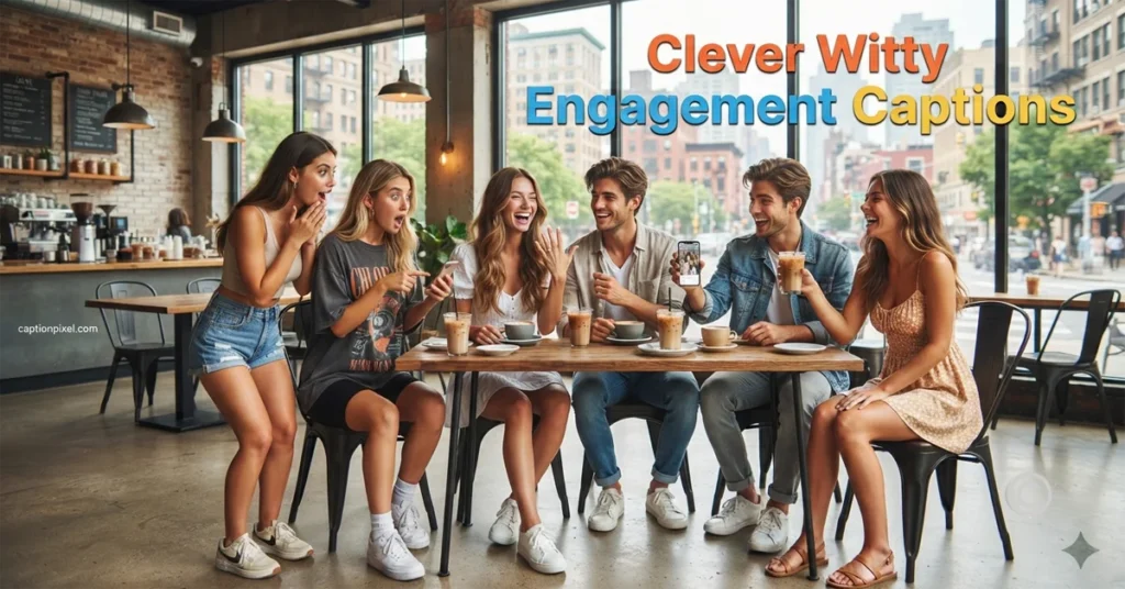 Clever Witty Engagement Captions