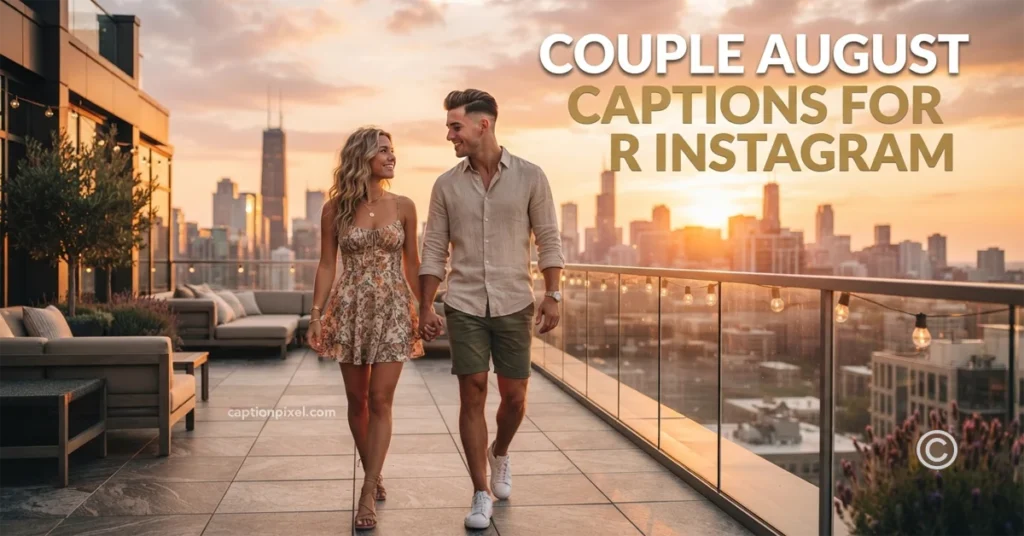 Couple August Captions for Instagram