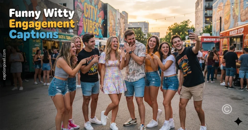 Funny Witty Engagement Captions