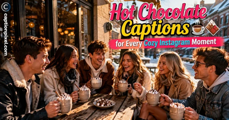 Hot Chocolate Captions for Every Cozy Moment