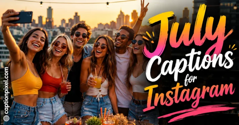 July Captions for Instagram to Make Summer Shine