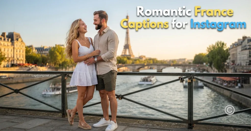 Romantic France Captions for Instagram 