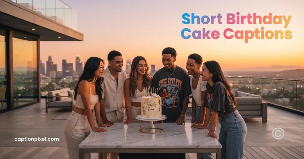 Short Birthday Cake Captions