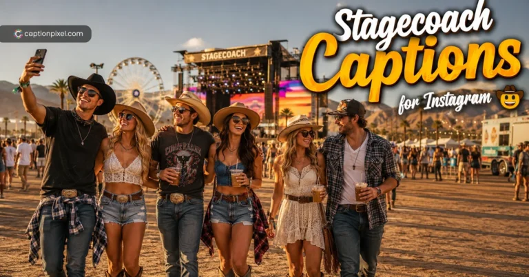 Stagecoach Captions for Instagram Country Vibes