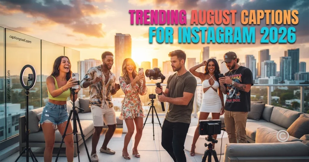 Trending August Captions for Instagram 2026