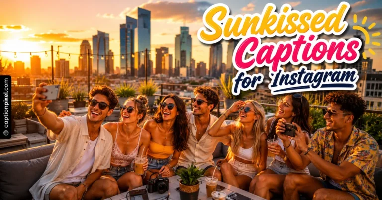 Trendy Sunkissed Captions That Glow as Much as You