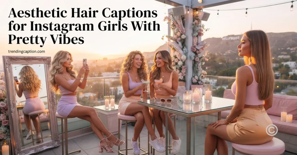 Aesthetic Hair Captions for Instagram Girls With Pretty Vibes