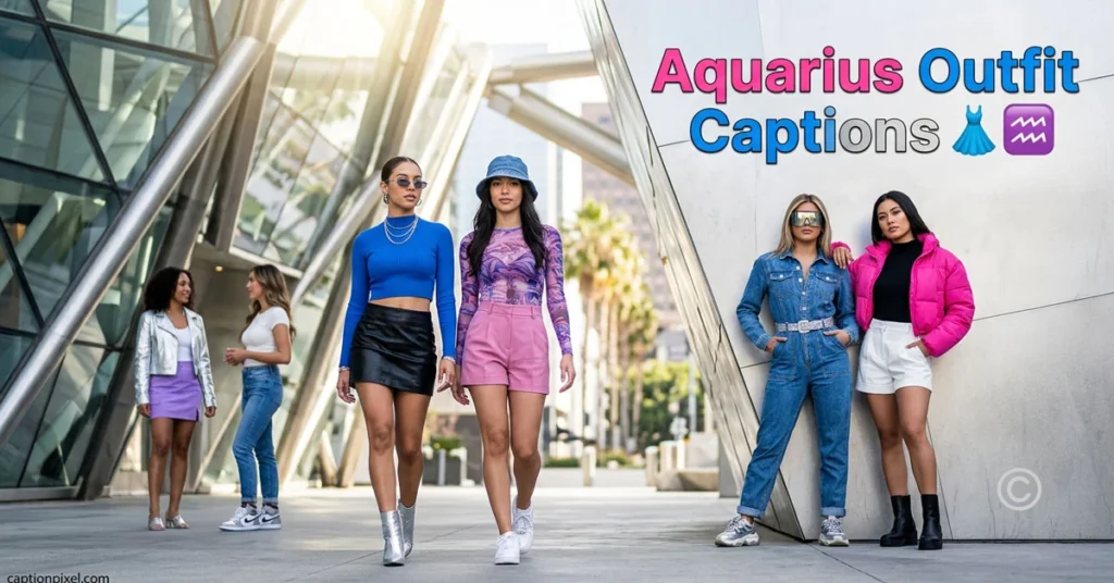 Aquarius Outfit Captions
