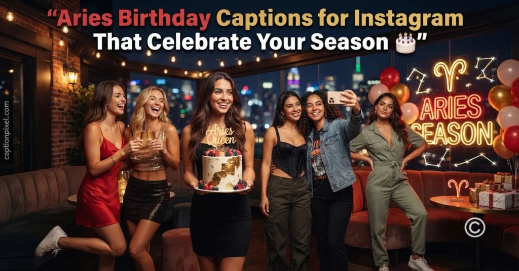 Aries Birthday Captions for Instagram That Celebrate Your Season