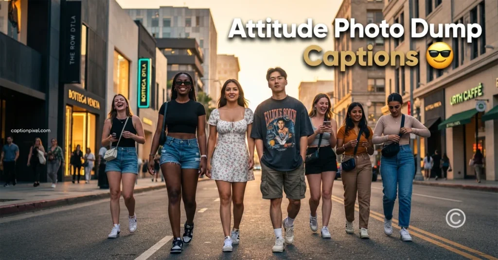 Attitude Photo Dump Captions