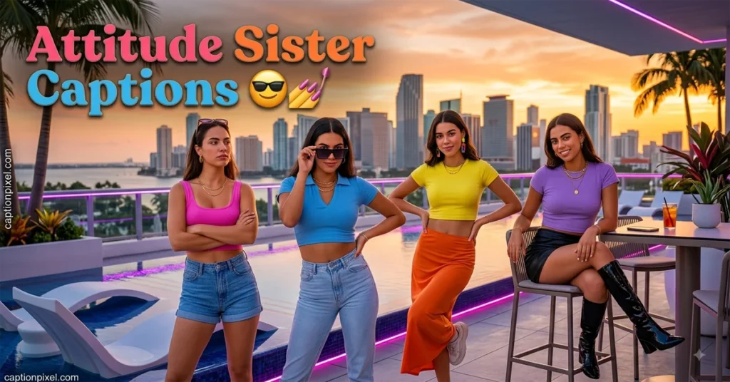 Attitude Sister Captions