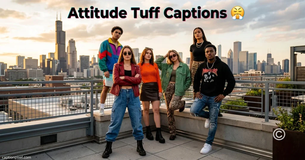 Attitude Tuff Captions