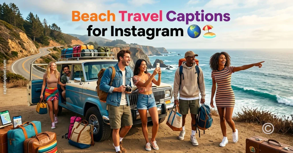Beach Travel Captions for Instagram