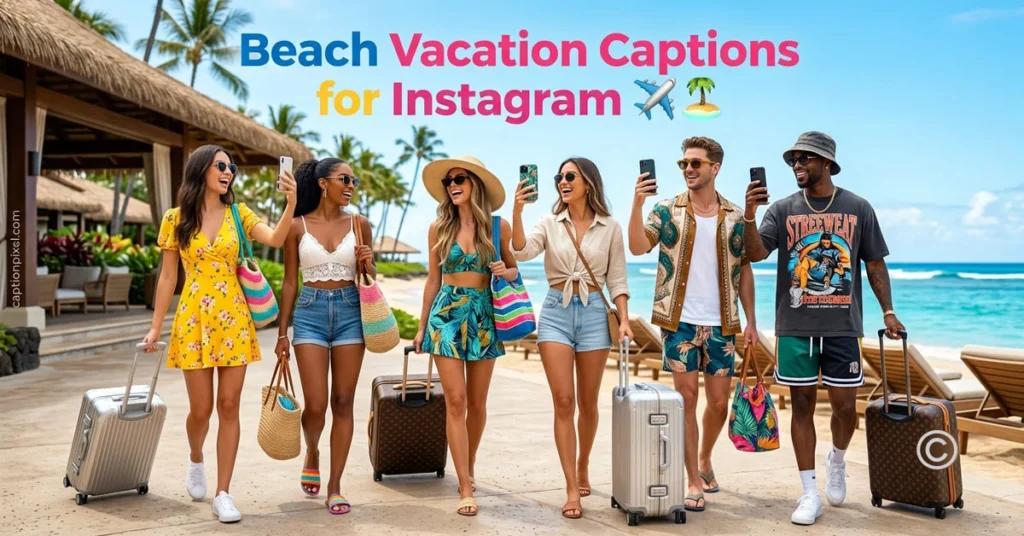 Beach Vacation Captions for Instagram