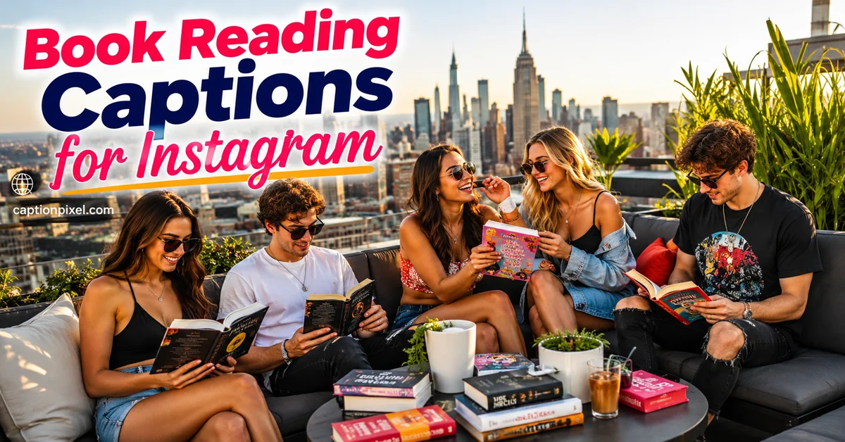 Book Reading Captions for Instagram