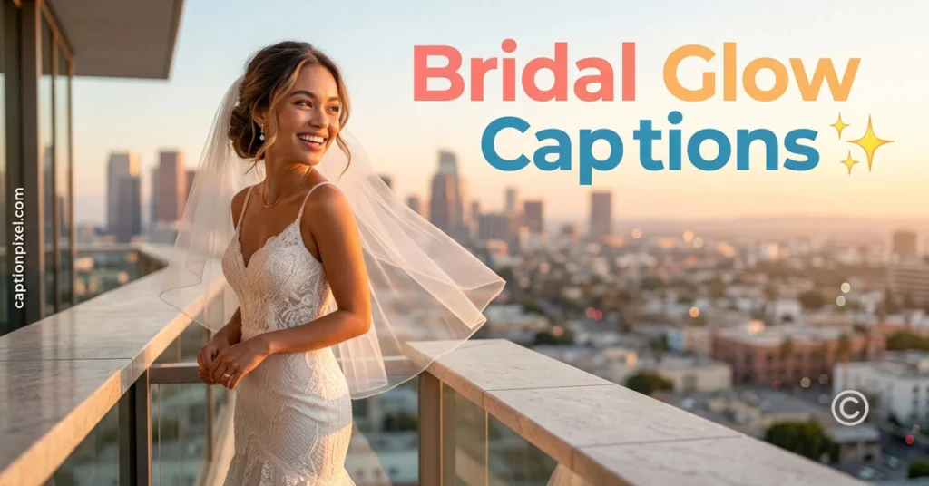 Bridal Glow Captions