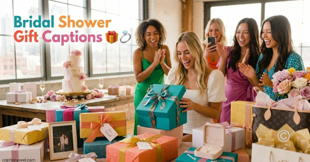 Bridal Shower Gift Captions