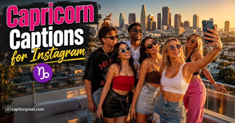 Capricon captions for Instagram