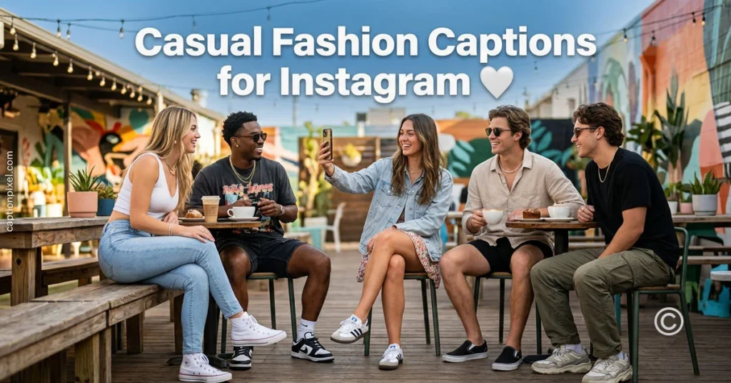 Casual Fashion Captions for Instagram