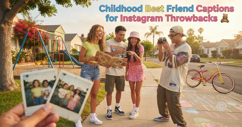 Childhood Best Friend Captions for Instagram Throwbacks