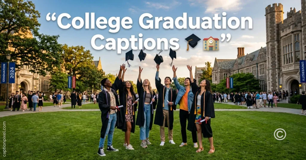 College Graduation Captions