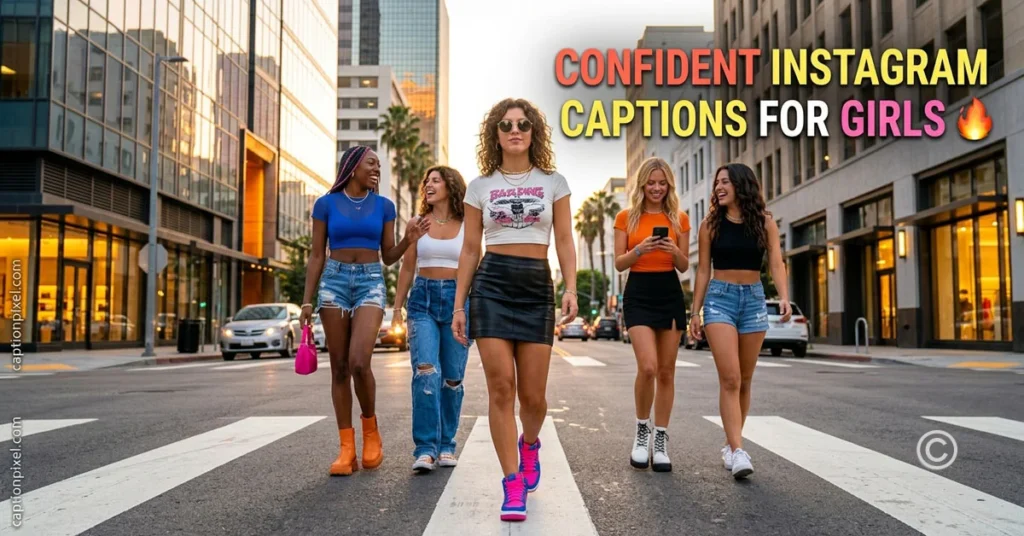 Confident Instagram Captions for Girls
