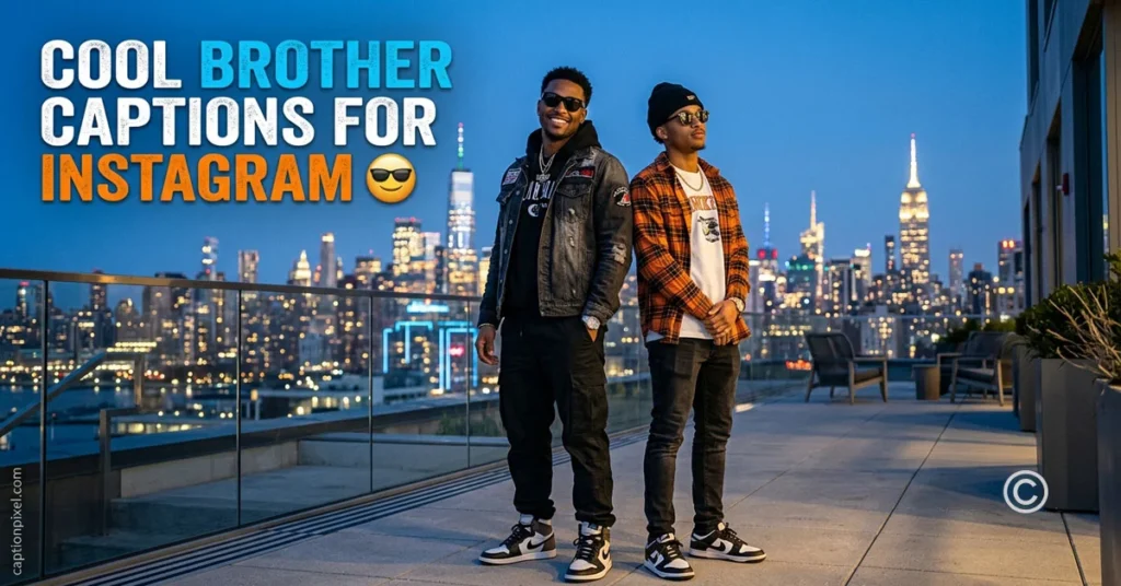 Cool Brother Captions for Instagram