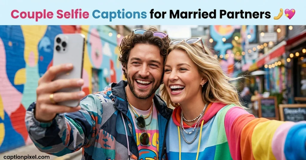Couple Selfie Captions for Married Partners