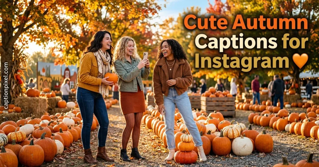 Cute Autumn Captions for Instagram