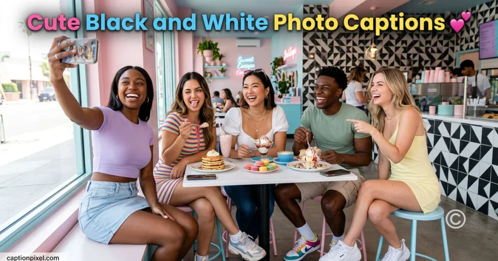 Cute Black and White Photo Captions