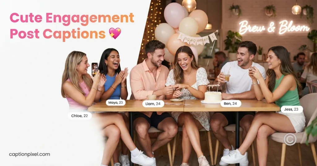 Cute Engagement Post Captions