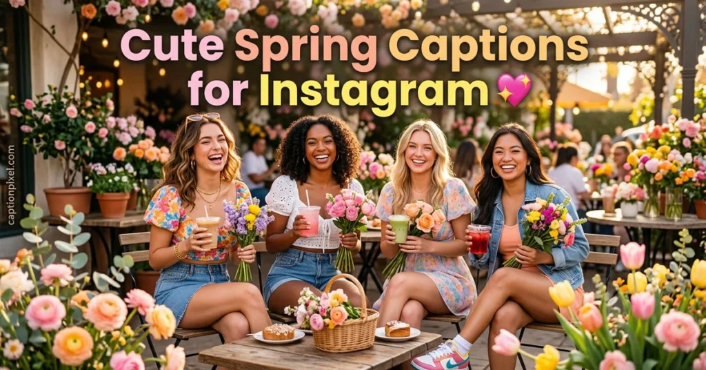Cute Spring Captions for Instagram