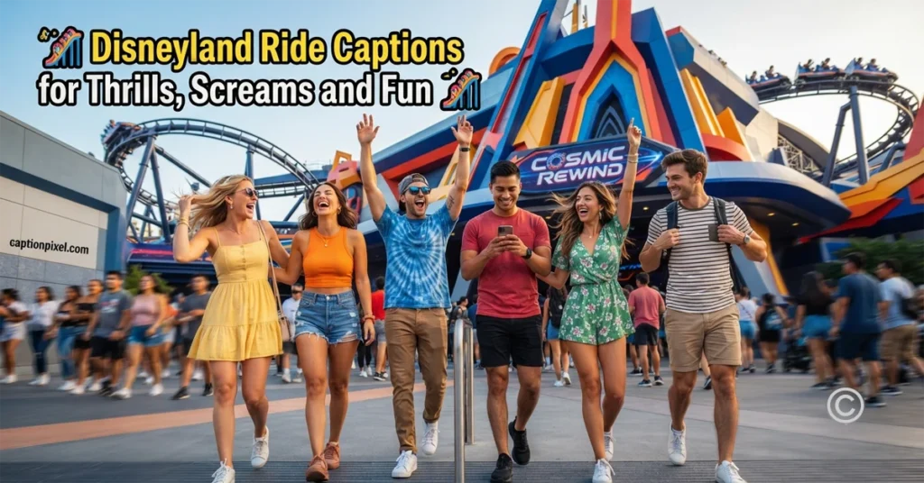 Disneyland Ride Captions for Thrills, Screams and Fun