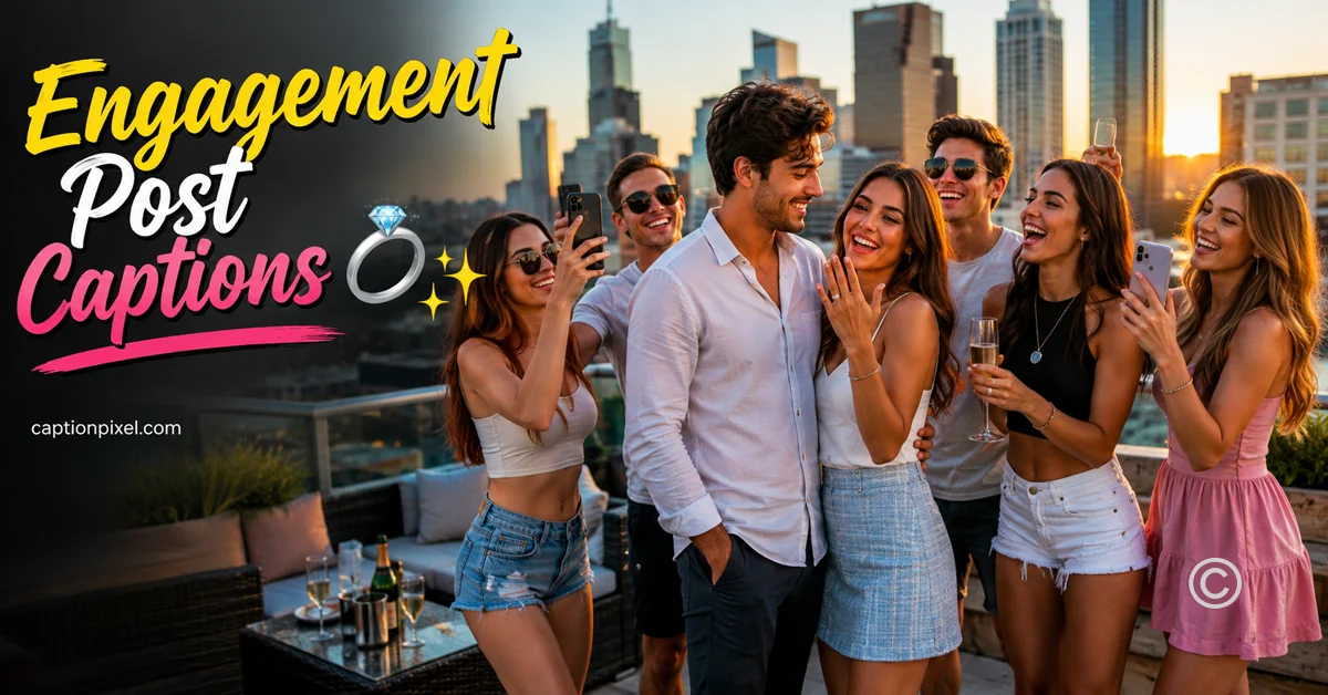 Engagement Post Captions